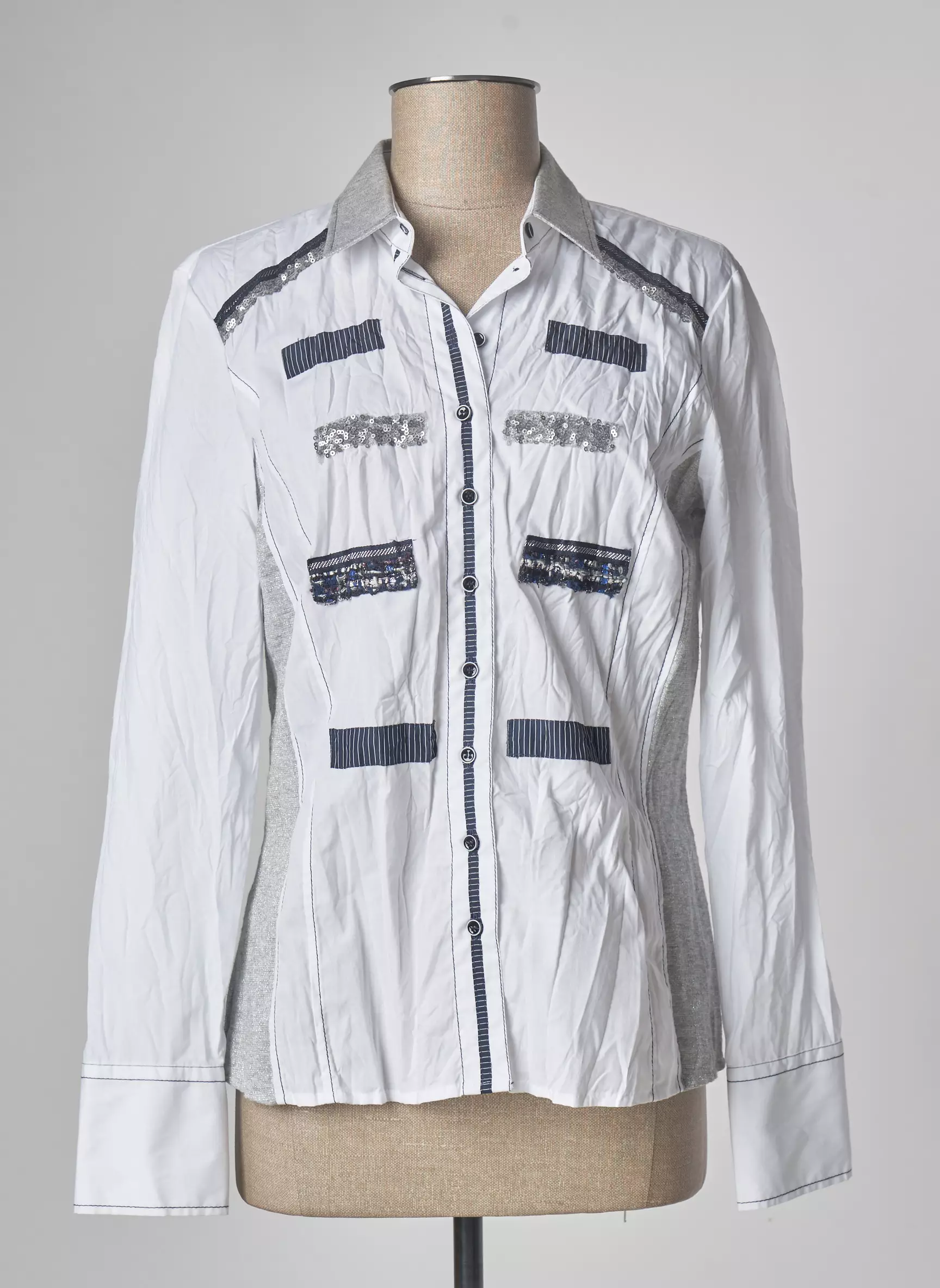 Just White Chemisiers Femme couleur blanc