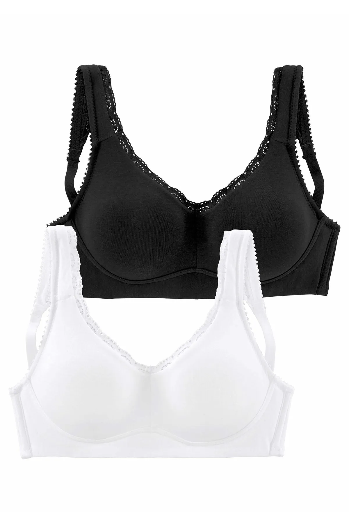 PETITE FLEUR  BH - Schwarz - Unifarben
