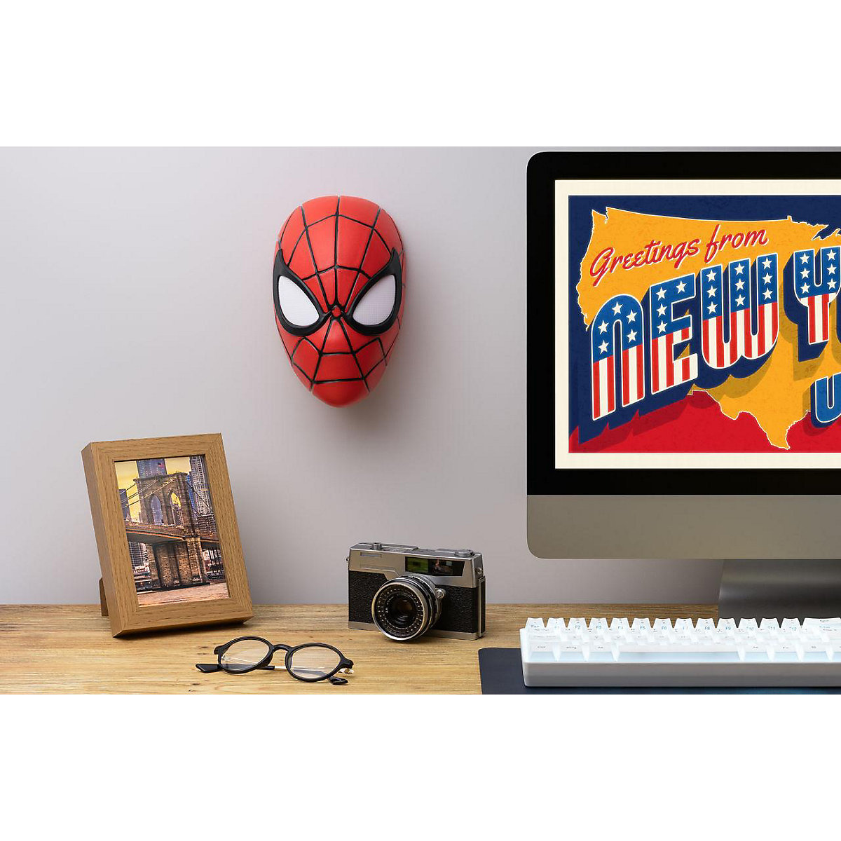 Marvel Spiderman Maske Leuchte