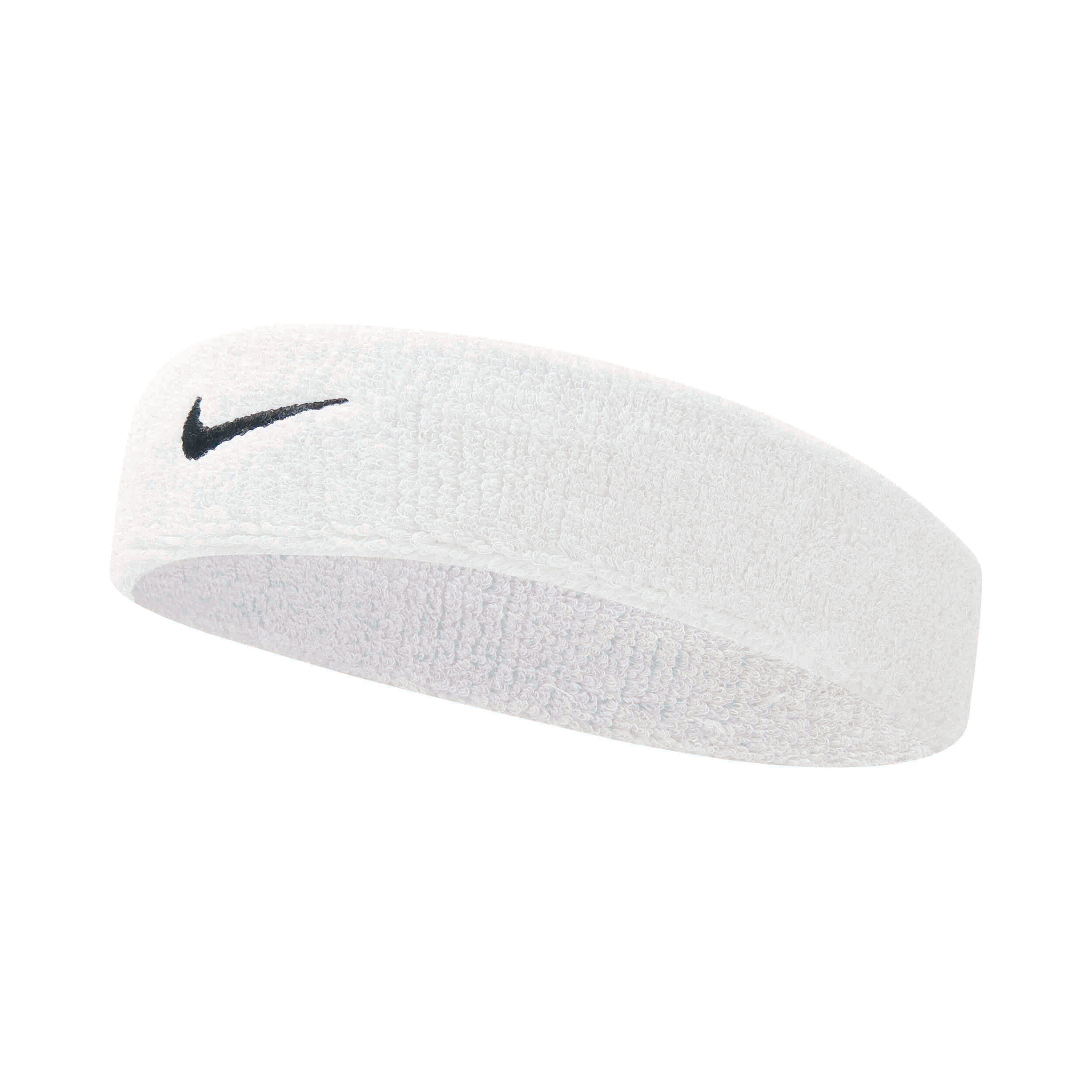 Swoosh Stirnband - Weiß, Schwarz