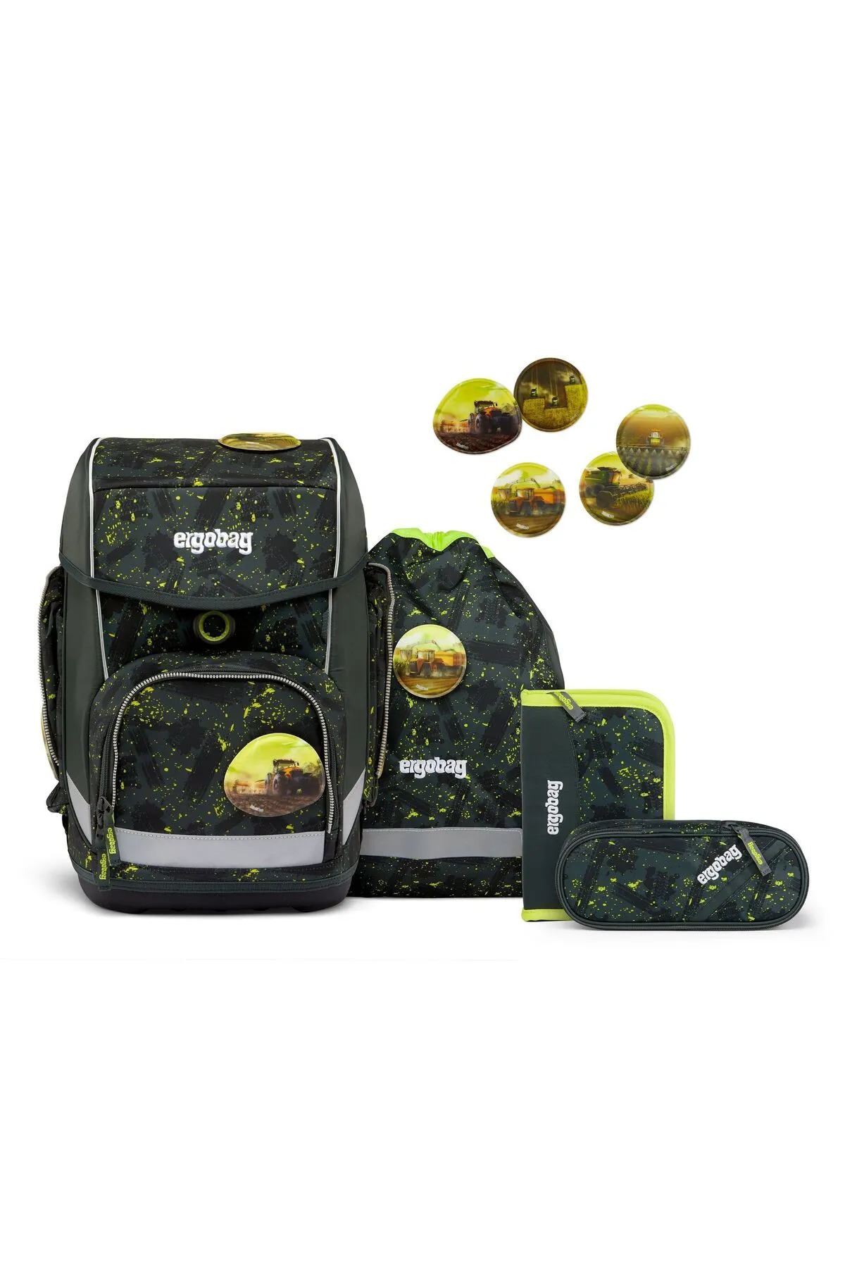 Ergobag  Cubo Schulranzen-Set 5tlg. inkl. Klettie-Set