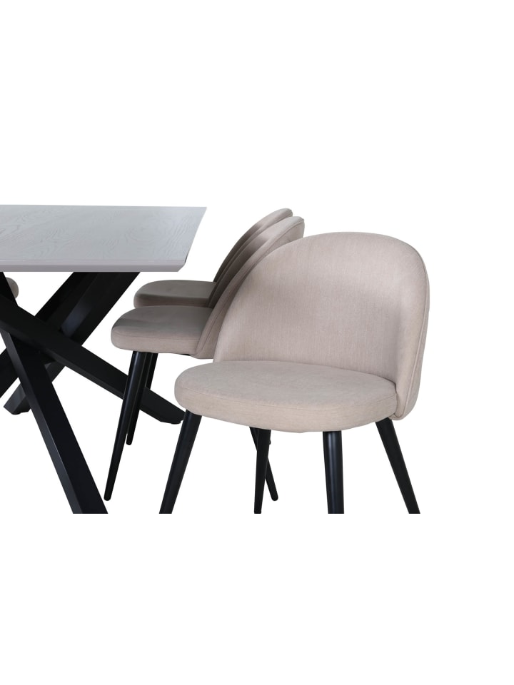 ebuy24 Essgruppe Piazza 20 (7-teilig) Beige 90 x 180 cm günstig kaufen onesize
