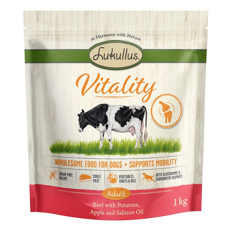 Lukullus Vitality Unterstützung der Beweglichkeit: Rind (getreidefrei)