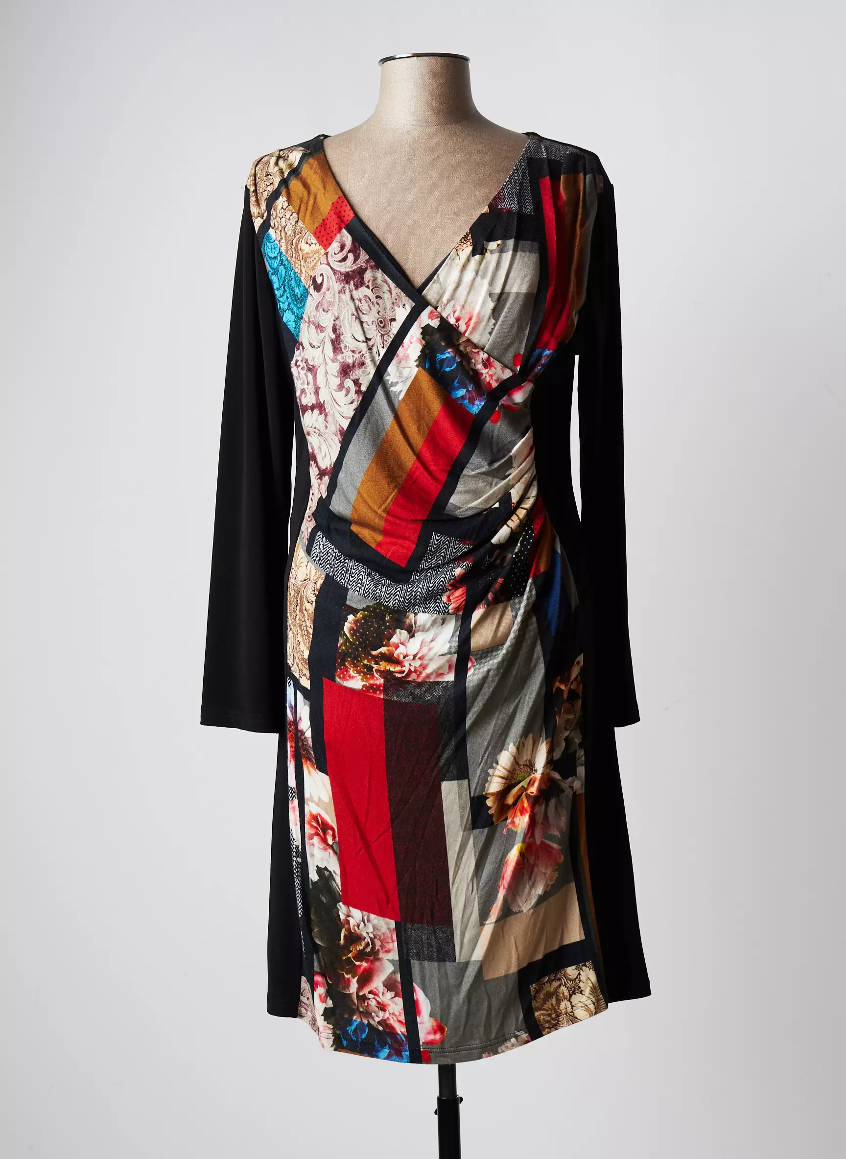 Jumfil Robes Mi Longues Femme couleur noir