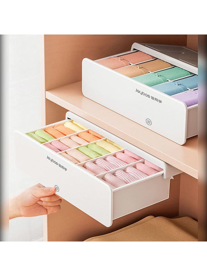 Joybos Wäsche-Organizer in Weiß - (B)36 x (H)8,5 x (T)18 cm günstig kaufen onesize