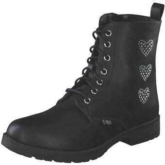 Puccetti Schnür Boots in schwarz