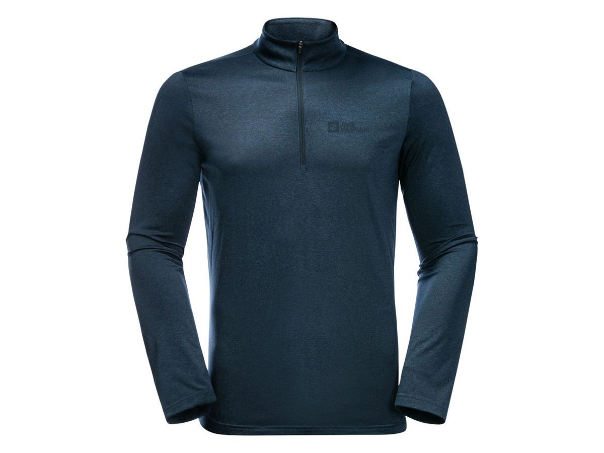 Jack Wolfskin Sky Thermal Half-Zip Night Blue Herren Pullover