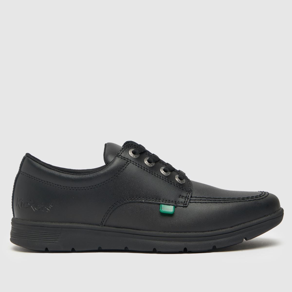Kickers svarta Kelland Lace Pojkar Barnskor