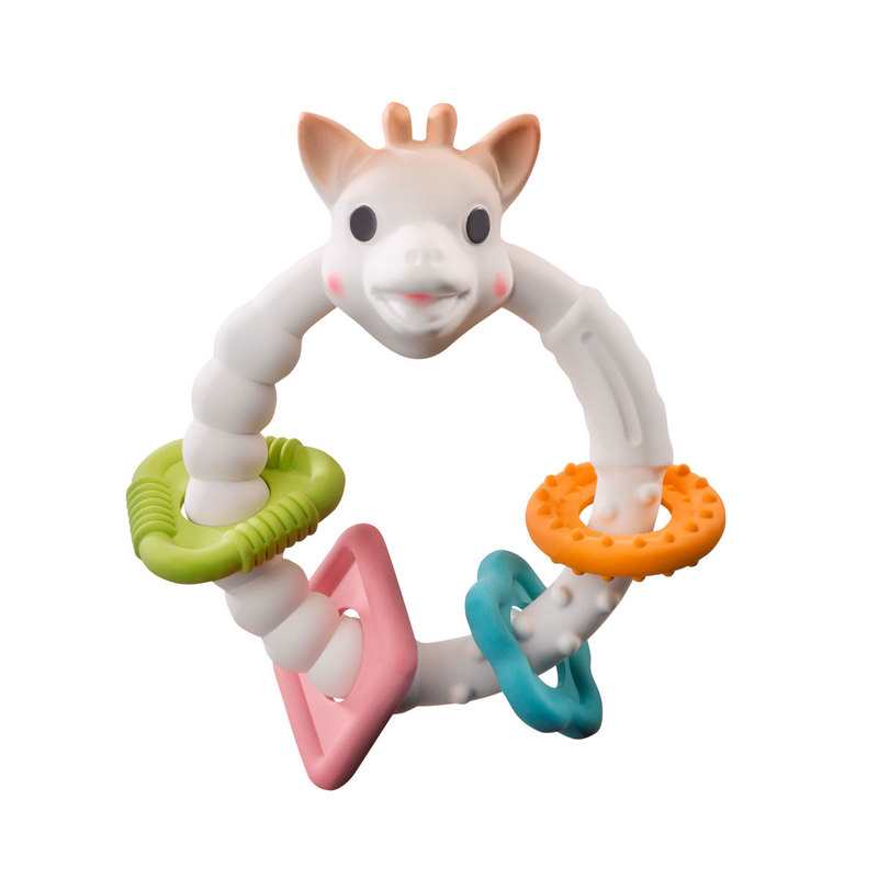Coffret d'éveil So Pure Anneau , balles et cubes Sophie la girafe
