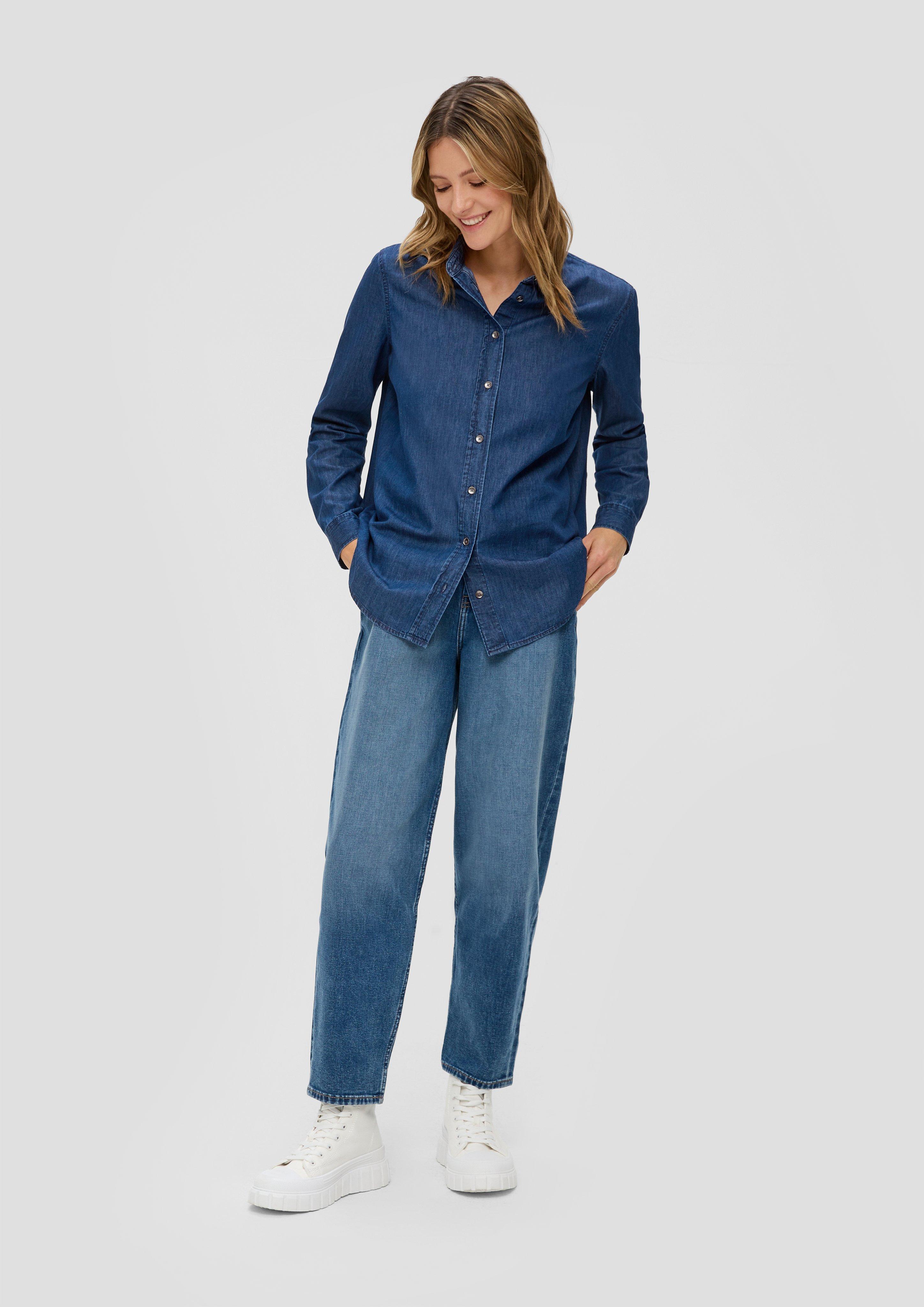 Locker geschnittene Denimbluse  2145851-58Y6