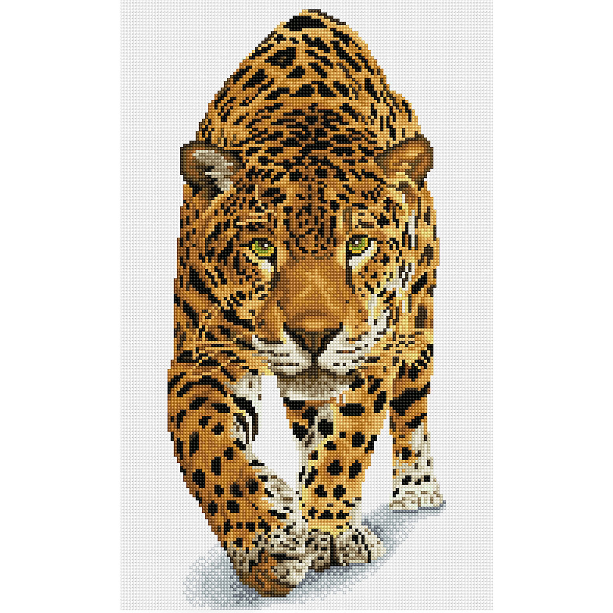 DIAMOND DOTZ® Squares Original Diamond Painting "On the prowl“ 32 x 52 cm extra funkelnd ab 8 Jahren (DQ9.007)