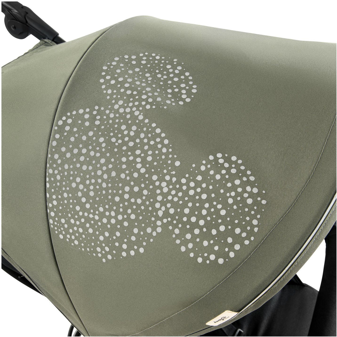 Hauck Dreirad-Kinderwagen Runner 2 Mickey Mouse olive, Kinderwagen, Jogger mit schwenk- und feststellbarem Vorderrad