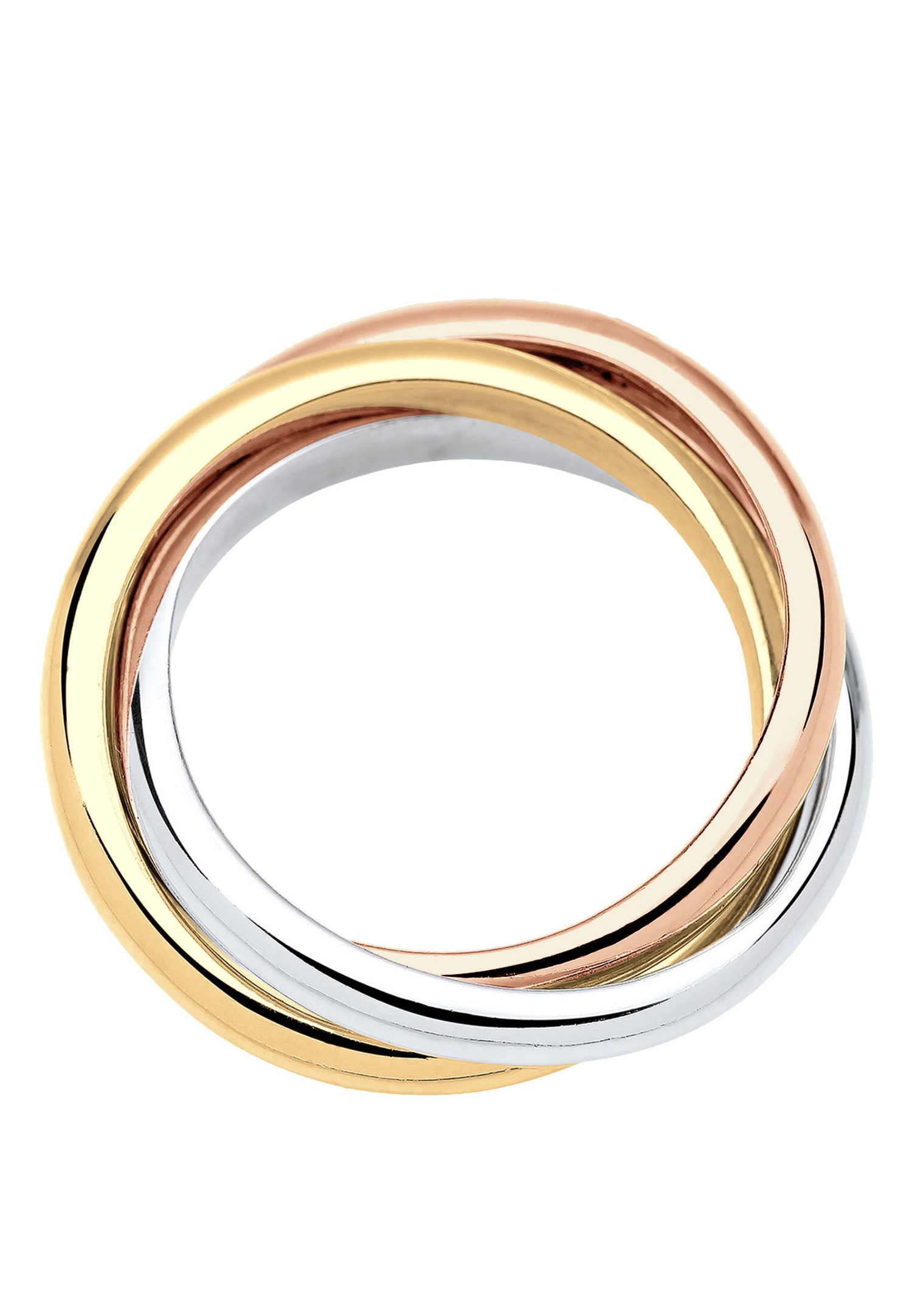Elli Ring Basic Wickelring Klassisches Design 925 Silber