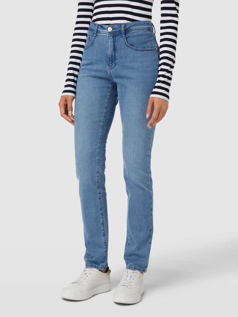 Jeans im 5-Pocket-Design Modell 'Mary' in bleu