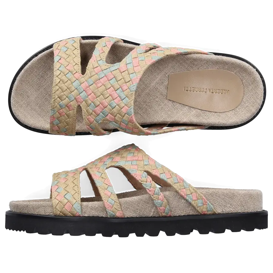 Alberta Ferretti - Sandalen 28034 Baumwolle - pink
