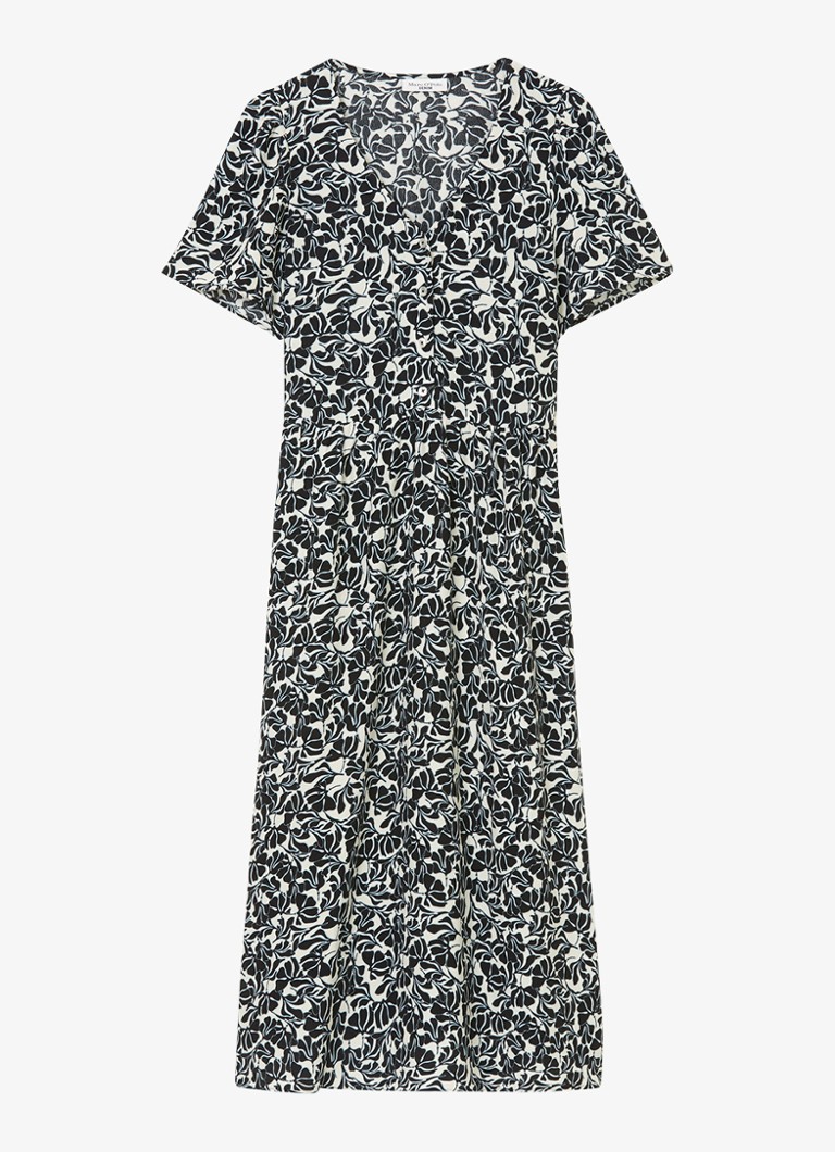 Rochie-tunică midi din denim cu imprimeu floral Marc O'Polo