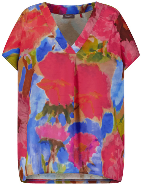 Blusenshirt mit Flower-Print