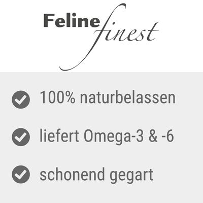 Sparpaket Feline Finest Katzen Nassfutter 24 x 85 g