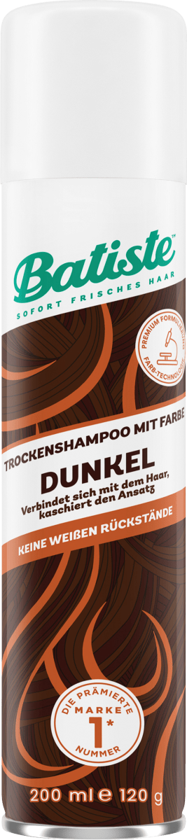 Trockenshampoo dunkel, 200 ml