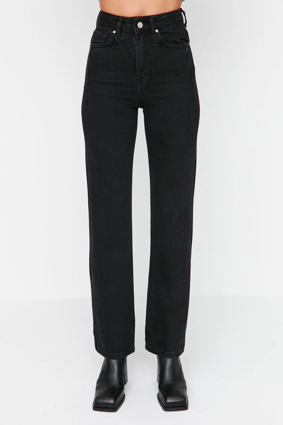 Trendyol Collection  Jeans - Schwarz - Wide Leg