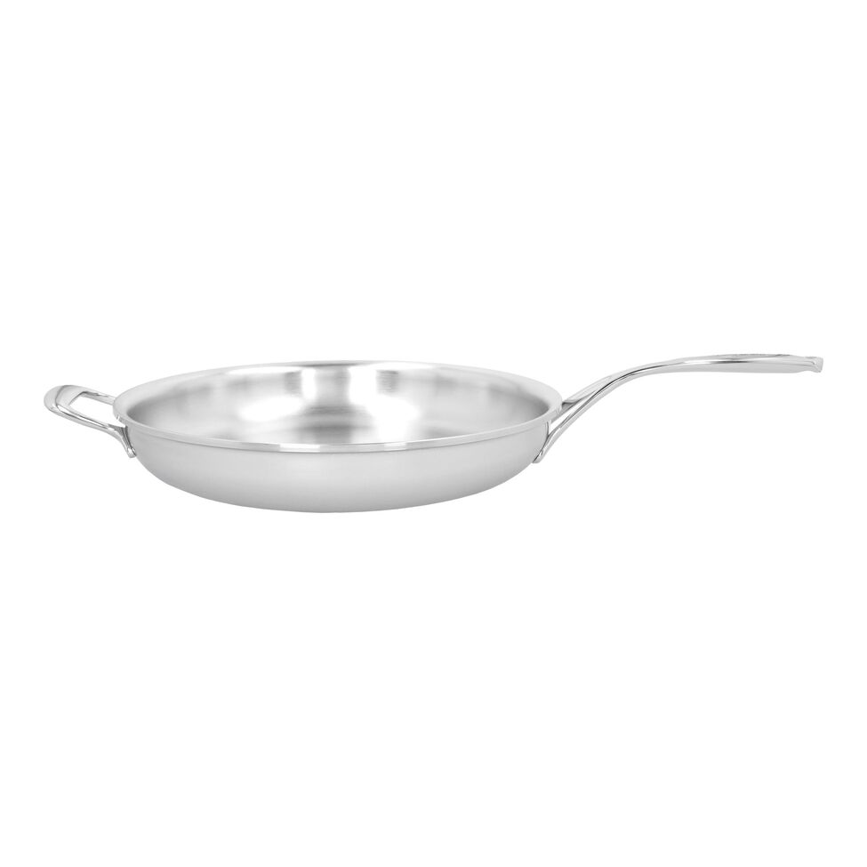 Bratpfanne 32 cm, 18/10 Edelstahl, Silber