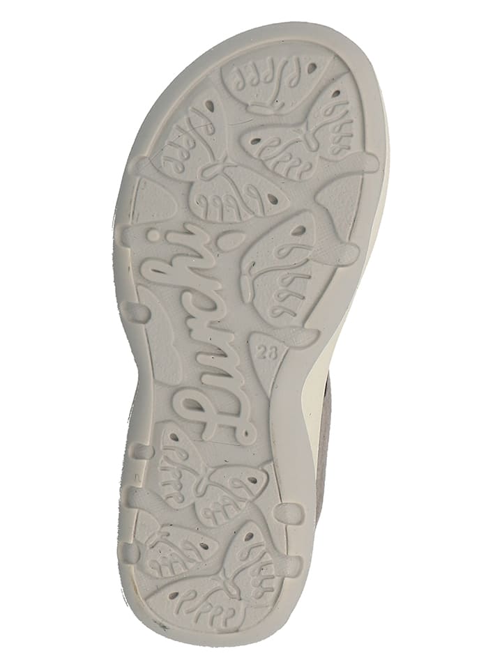 Lurchi Leder-Sandalen in Grau günstig kaufen