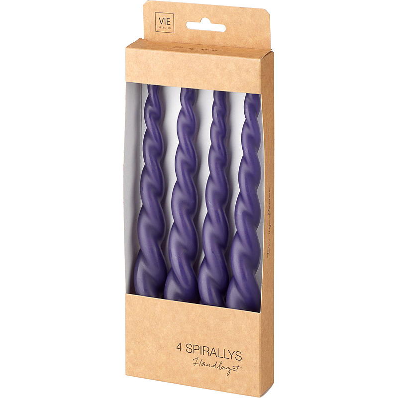 Vie Selected Spirallys 4-pk 24 cm lilla