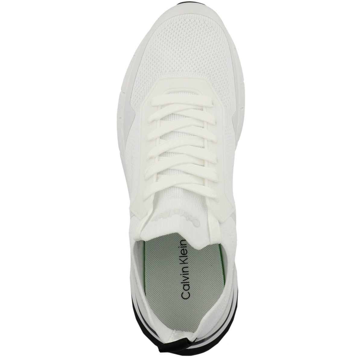 Calvin Klein Low Top Lace Up Mix Sneaker Low weiss