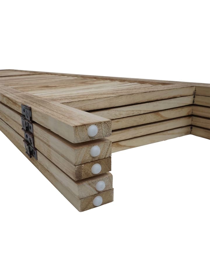 MCW Paravent G30 im Shabby-Look, Hellbraun günstig kaufen onesize
