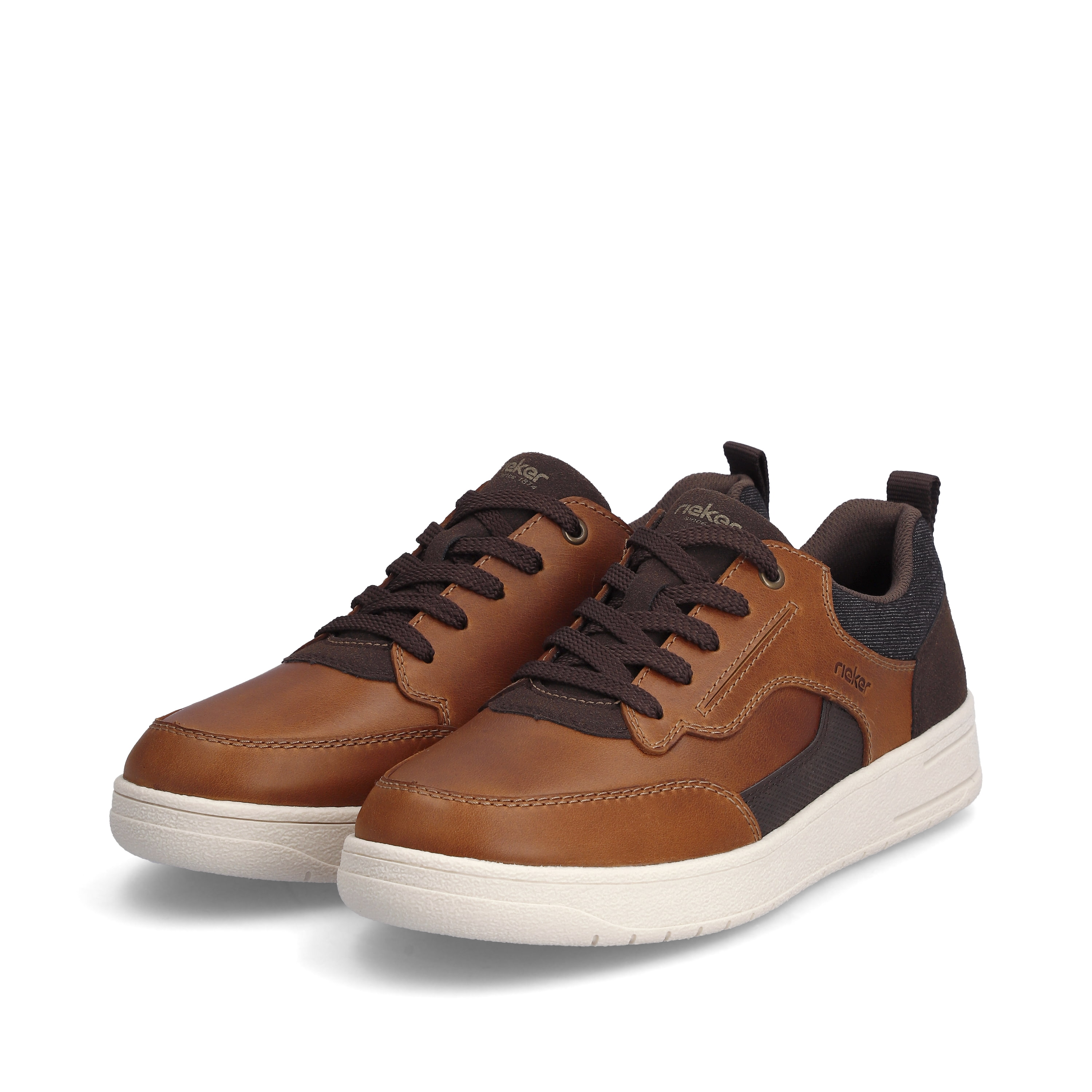 Rieker Herren Sneaker Low kaffeebraun