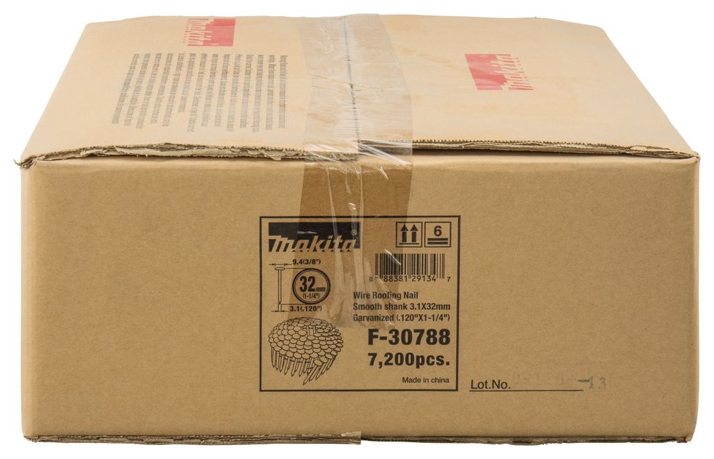 Makita Accessories F-30788 Nail roof shingle 3.1x32 mm 7200 pieces