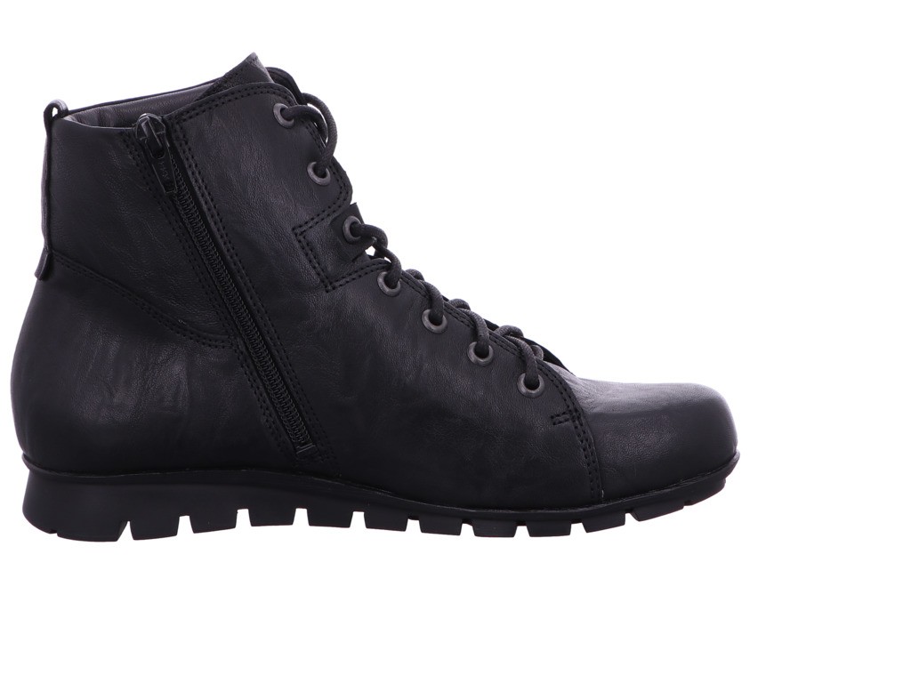 THINK Schnür-Stiefeletten schwarz MENSCHA
