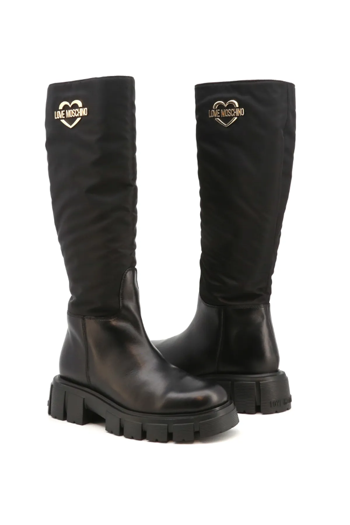 Moschino  Stiefelette - Schwarz - Flacher Absatz