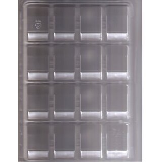 Transportbox aus transparentem Kunststoff