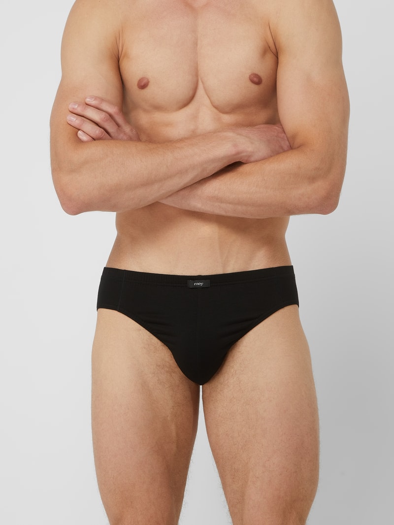 Slip aus Lyocellmischung in marineblau