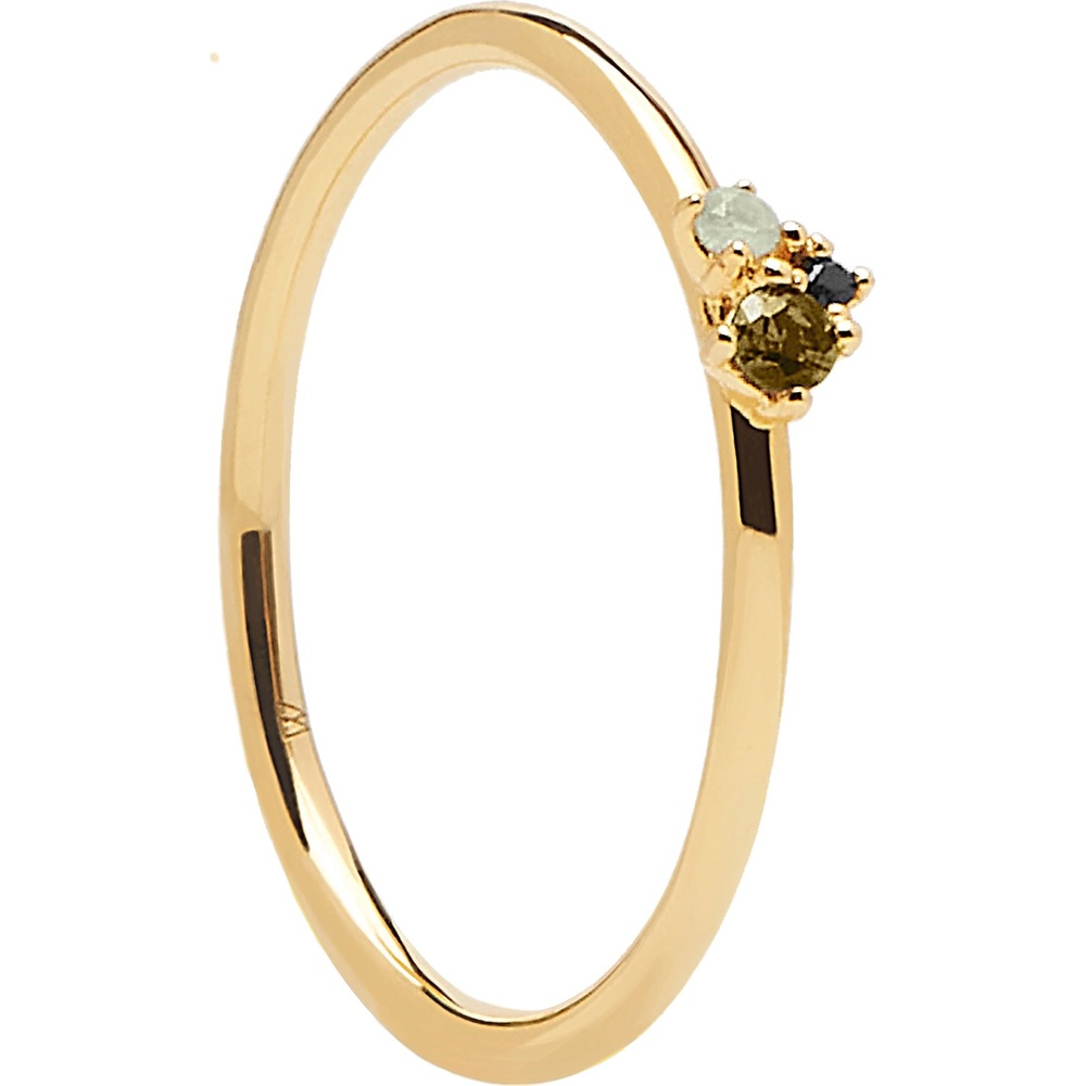 P D Paola Bague pour femme 925 Argent or jaune Bague