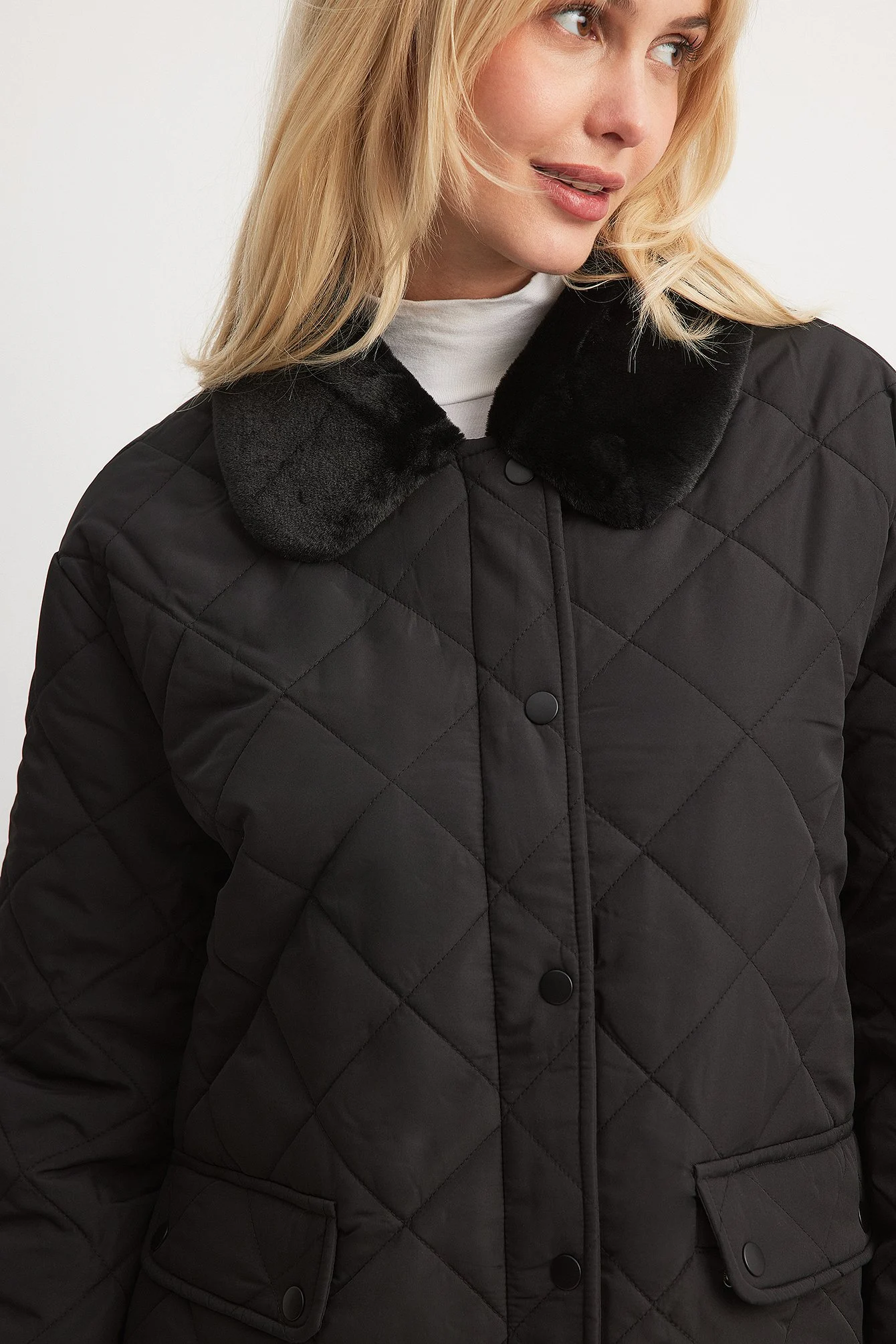 Gesteppte wattierte Jacke