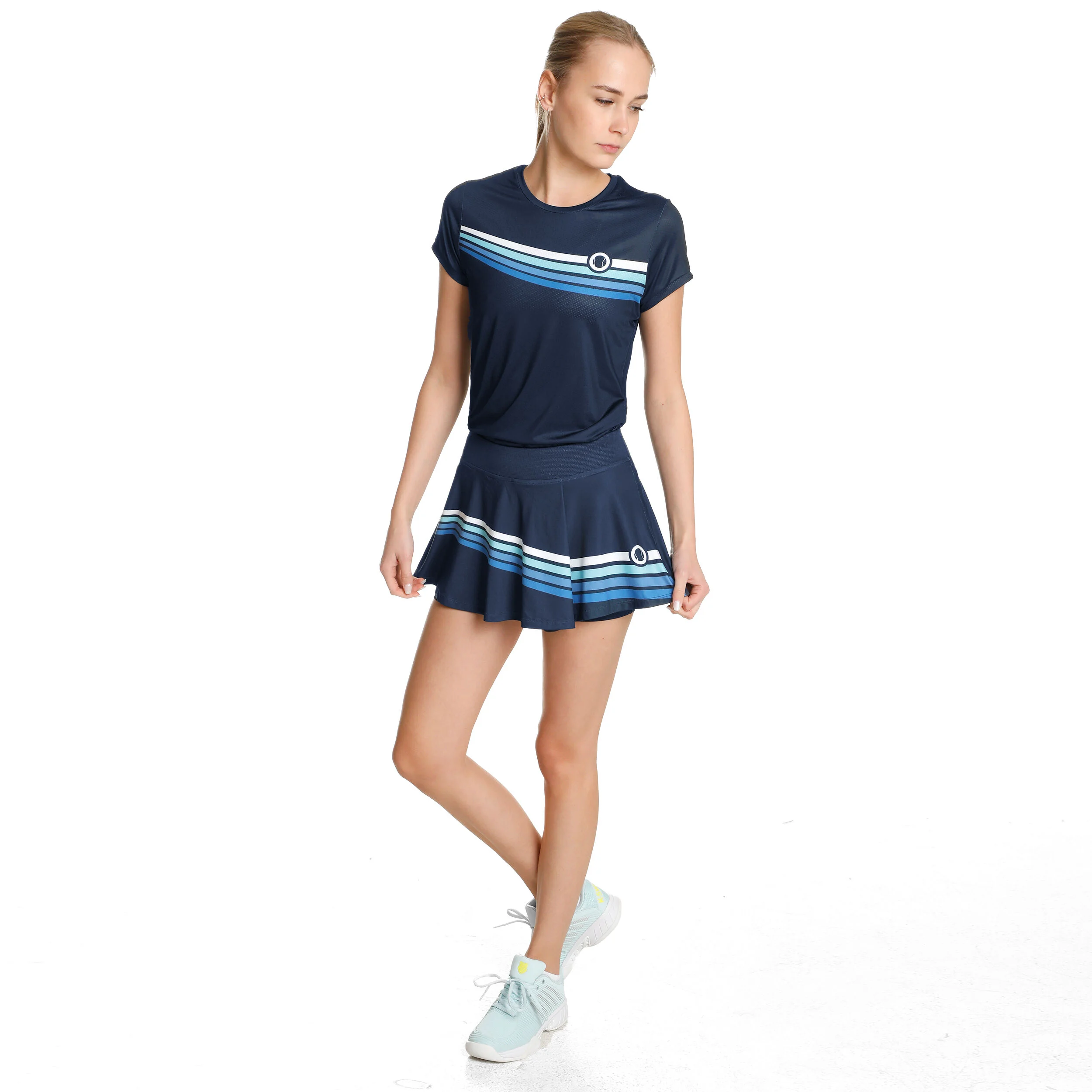 T-Shirt Special Edition Damen - Dunkelblau, Mehrfarbig