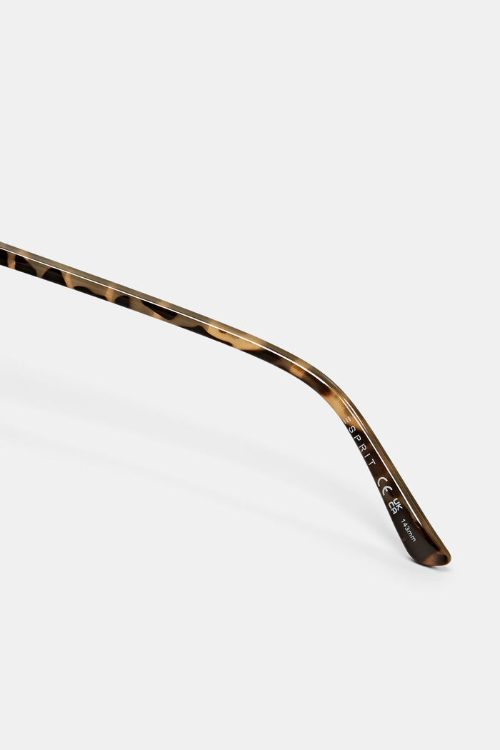 Unisex-Sonnenbrille mit verspiegelten Gläsern
