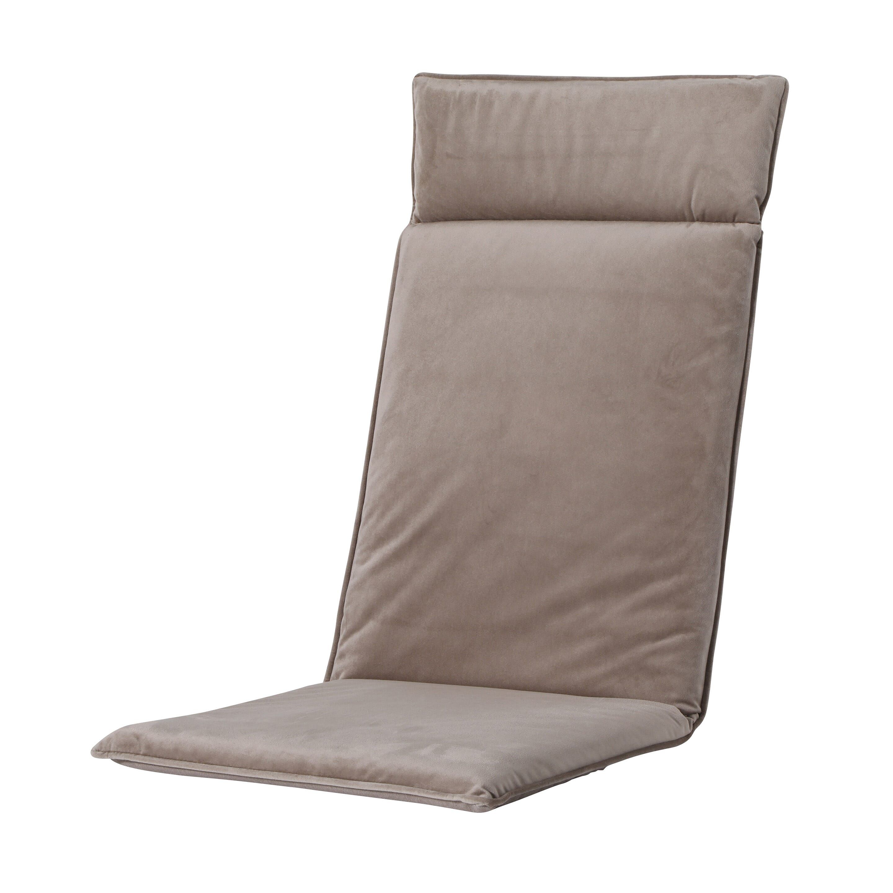 Madison Kussen lage rug outdoor Velvet taupe/panama  taupe 105x50 Bruin