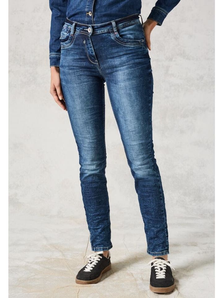 Cecil Jeans in mid blue wash günstig kaufen W30/L30