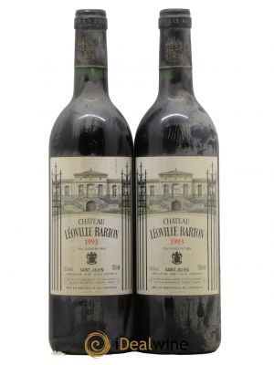 Château Léoville Barton 2ème Grand Cru Classé  1993 - Lot de 2 Bouteilles