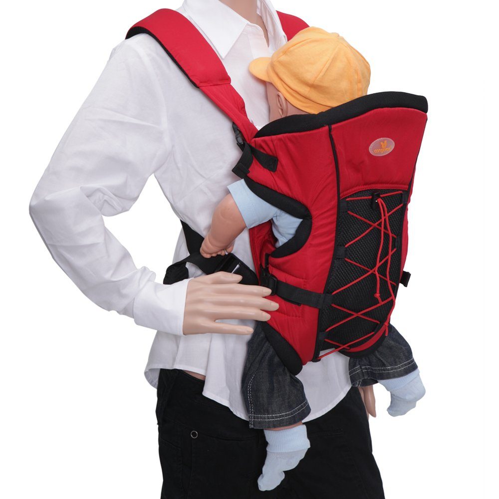 Moni Babytrage Babytrage Starchild 2 in 1, Bauchtrage von Geburt an bis 6 Monate mit Kopfstütze