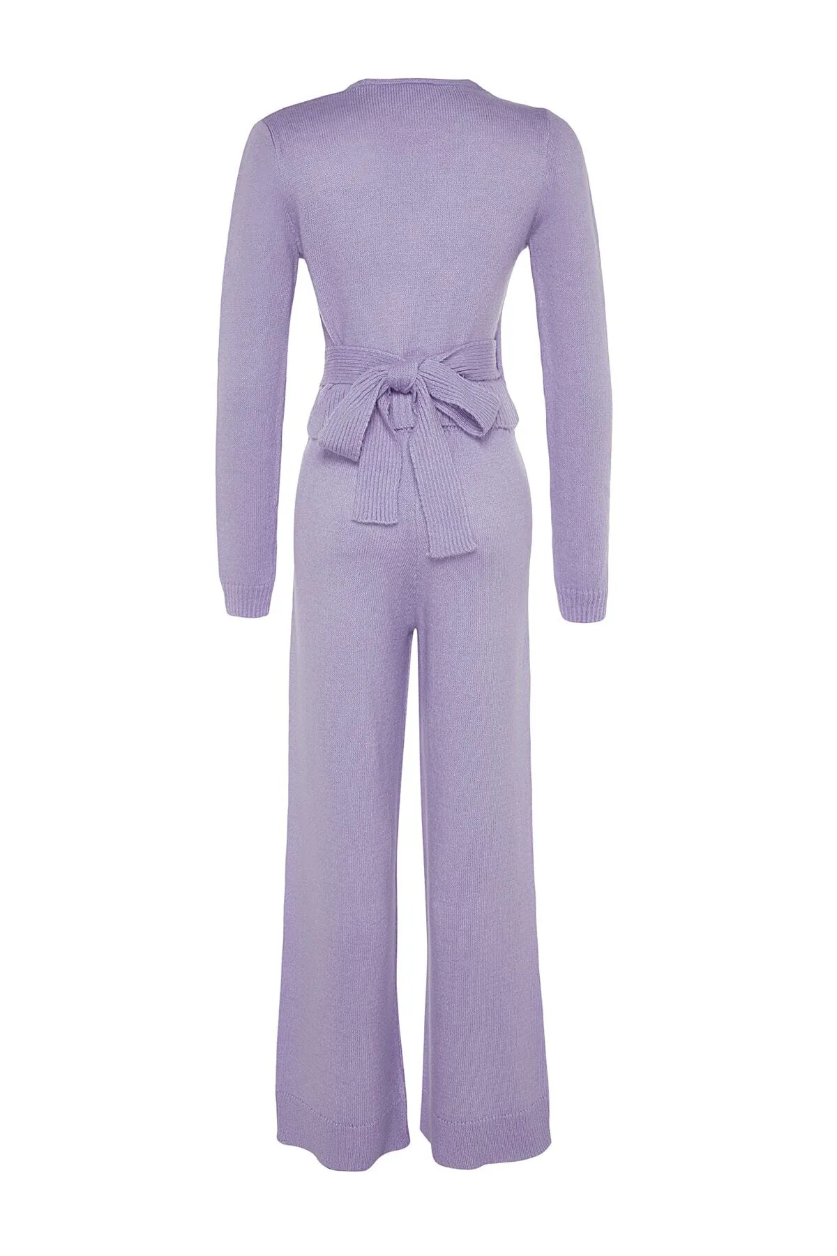 Trendyol Collection  Lila Strickoberteil und -unterteil-Set TWOAW24AU00132