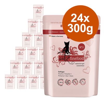 Sparpaket catz finefood Kitten 24 x 300 g