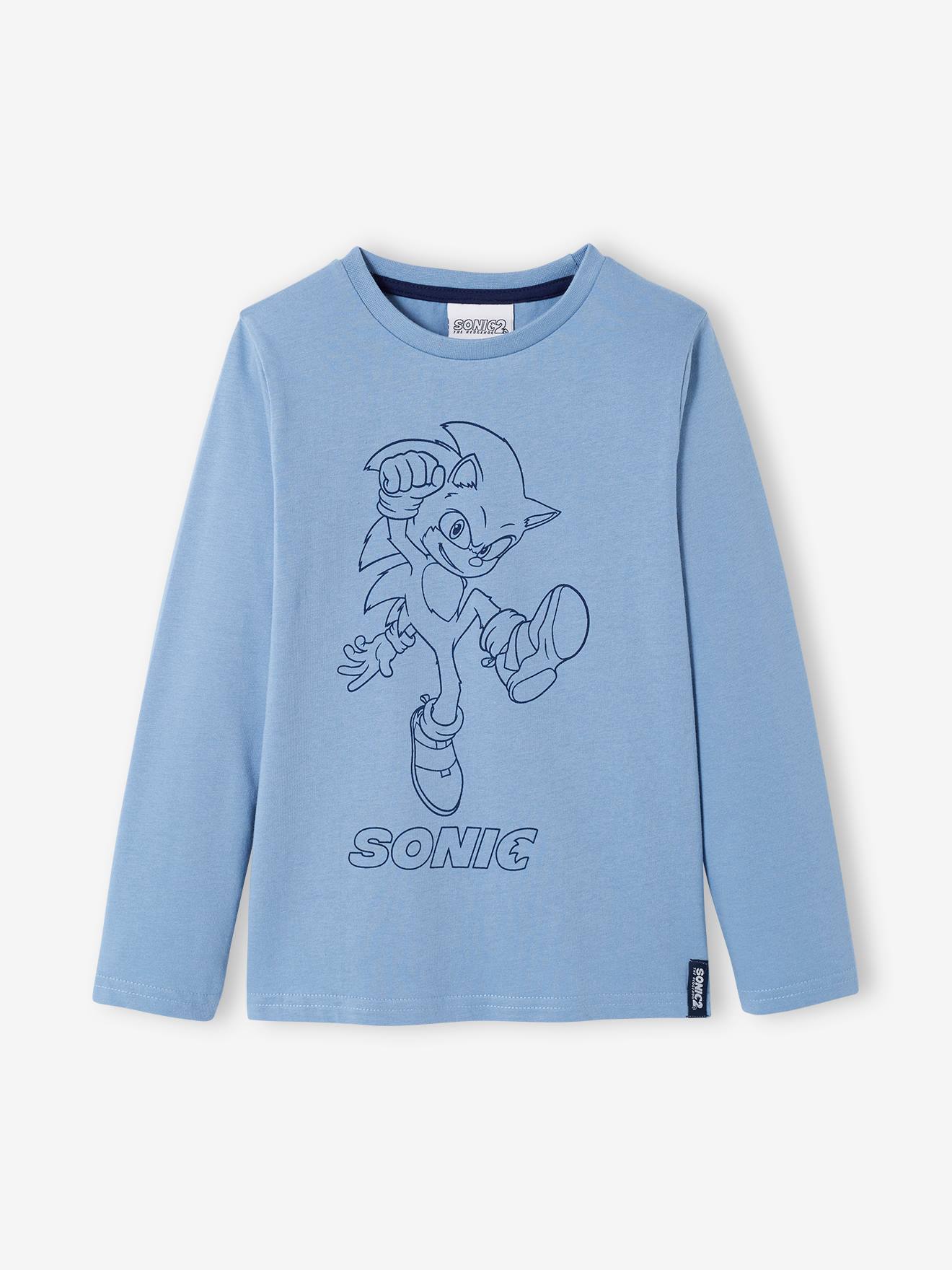 T-shirt manches longues garçon Sonic® bleu
