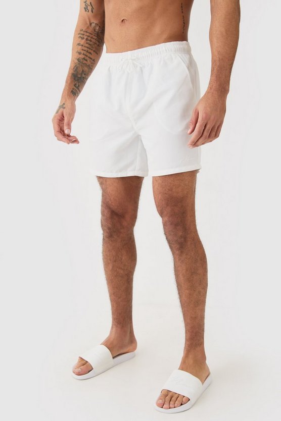 2er-Pack mittellange Man Signature Badehose