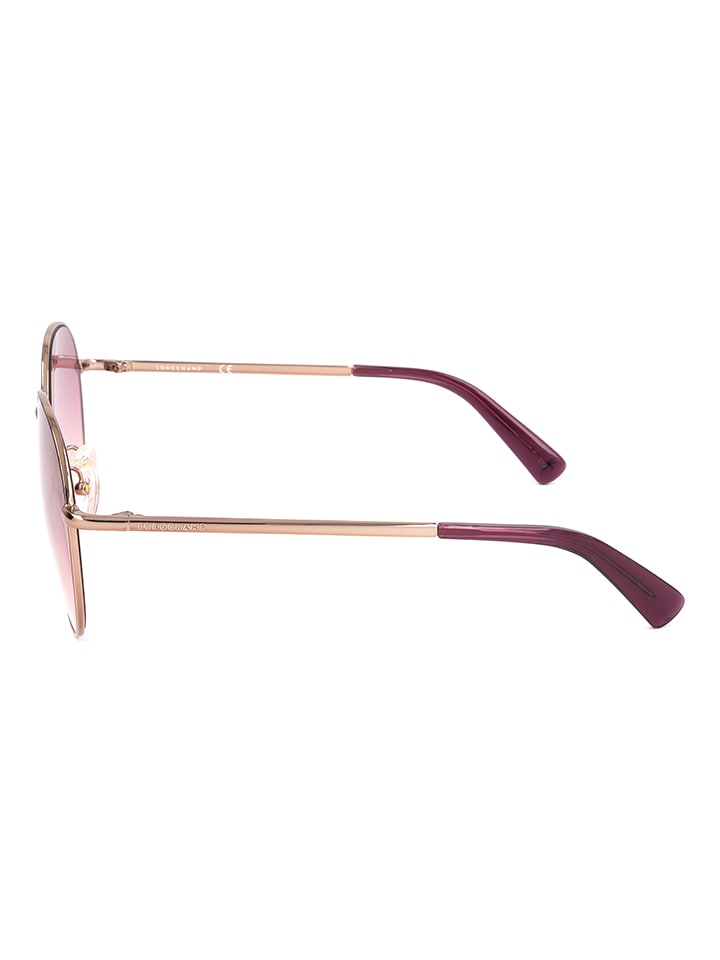 Longchamp Damen-Sonnenbrille in Roségold/ Rosa günstig kaufen 56