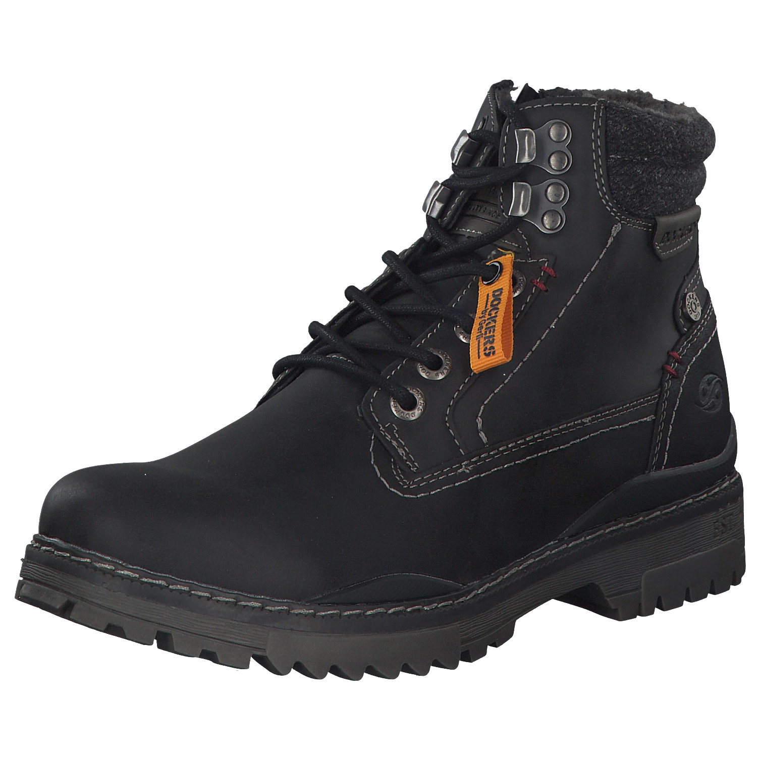 Dockers 47LY101, Winterstiefel, Herren, Schwarz