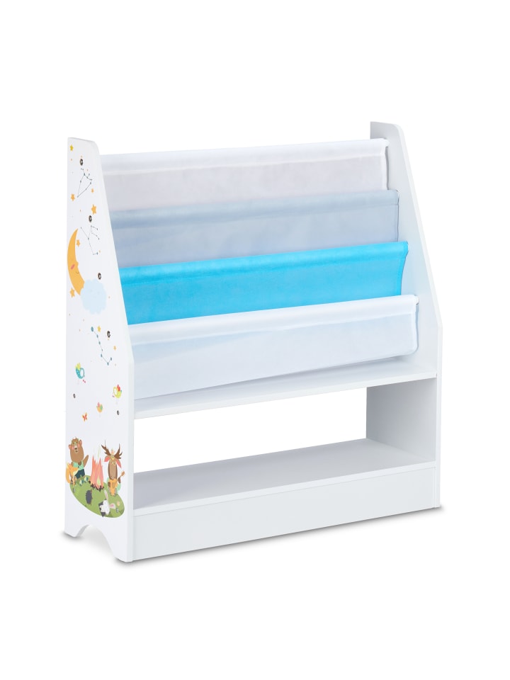 relaxdays Kinderregal Tiere in Bunt - (B)71 x (H)74 x (T)23 cm günstig kaufen onesize